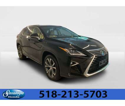 2017 Lexus RX 450h F Sport is a Black 2017 Lexus RX SUV in Saratoga Springs NY