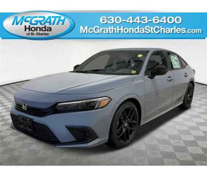 2024 Honda Civic Sedan Sport is a Grey 2024 Honda Civic Sedan in Saint Charles IL