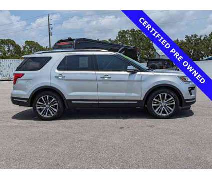 2018 Ford Explorer Platinum is a Silver 2018 Ford Explorer Platinum Car for Sale in Sarasota FL