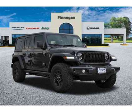 2024 Jeep Wrangler Willys is a Grey 2024 Jeep Wrangler SUV in Rosenberg TX