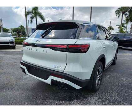 2024 Infiniti Qx60 Pure is a White 2024 Infiniti QX60 Pure SUV in Fort Lauderdale FL