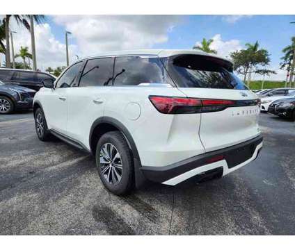 2024 Infiniti Qx60 Pure is a White 2024 Infiniti QX60 Pure SUV in Fort Lauderdale FL