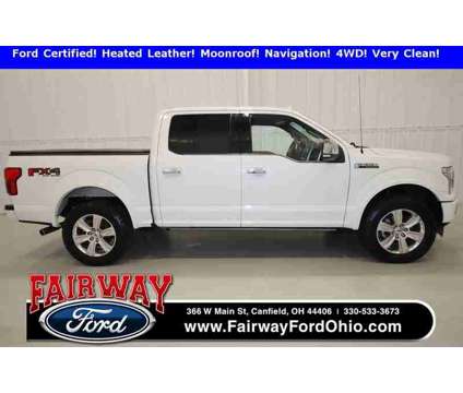 2020 Ford F-150 Platinum is a White 2020 Ford F-150 Platinum Truck in Canfield OH