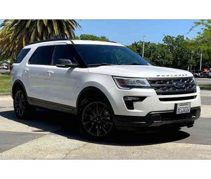 2018 Ford Explorer XLT is a Silver, White 2018 Ford Explorer XLT Car for Sale in Chico CA