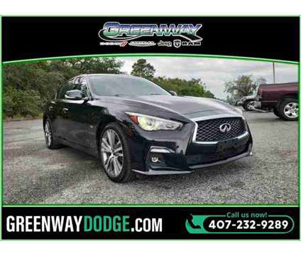 2018 Infiniti Q50 Sport is a Black 2018 Infiniti Q50 Sport Car for Sale in Orlando FL