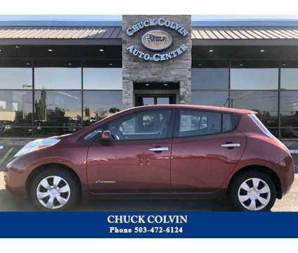 2013 Nissan Leaf S is a Red 2013 Nissan Leaf S Car for Sale in Mcminnville OR