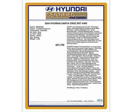 2024 Hyundai Santa Cruz XRT is a Grey 2024 Truck in Fort Lauderdale FL