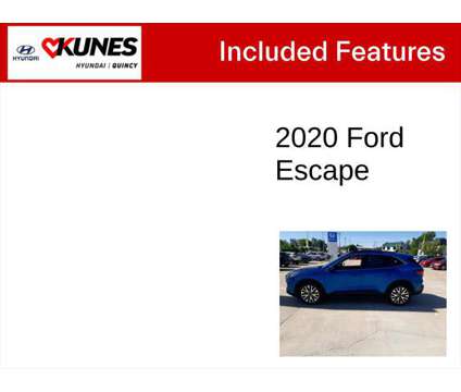 2020 Ford Escape Titanium Hybrid is a Blue 2020 Ford Escape Titanium Hybrid in Quincy IL