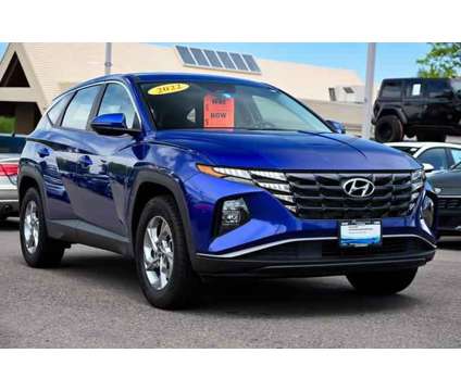 2022 Hyundai Tucson SE is a Blue 2022 Hyundai Tucson SE SUV in Denver CO