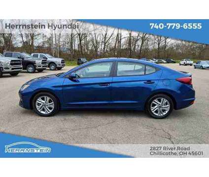 2020 Hyundai Elantra SEL is a Blue 2020 Hyundai Elantra Sedan in Chillicothe OH