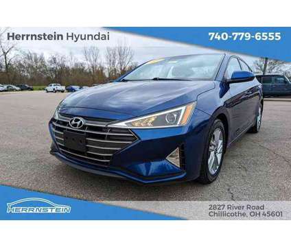 2020 Hyundai Elantra SEL is a Blue 2020 Hyundai Elantra Sedan in Chillicothe OH