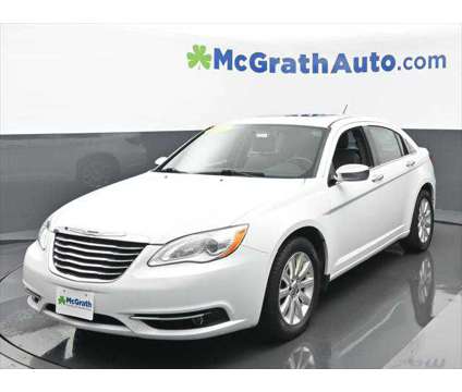 2014 Chrysler 200 Limited is a White 2014 Chrysler 200 Model Limited Sedan in Dubuque IA