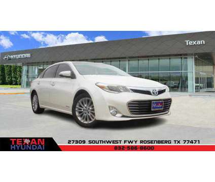 2014 Toyota Avalon Hybrid Limited is a White 2014 Toyota Avalon Hybrid Limited Hybrid in Rosenberg TX