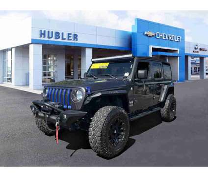 2018UsedJeepUsedWrangler Unlimited is a Grey 2018 Jeep Wrangler Unlimited Car for Sale in Bedford IN