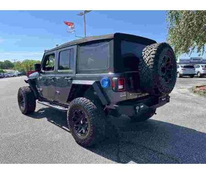 2018UsedJeepUsedWrangler Unlimited is a Grey 2018 Jeep Wrangler Unlimited Car for Sale in Bedford IN