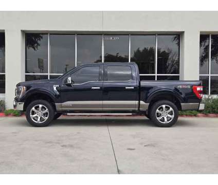 2021UsedFordUsedF-150 is a Blue, Grey 2021 Ford F-150 Car for Sale in Lewisville TX