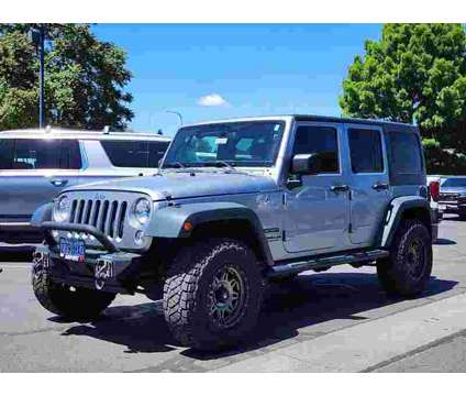 2016UsedJeepUsedWrangler Unlimited is a Silver 2016 Jeep Wrangler Unlimited Car for Sale in Medford OR