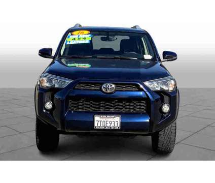 2016UsedToyotaUsed4Runner is a Blue 2016 Toyota 4Runner Car for Sale in Folsom CA