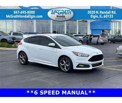 2018 Ford Focus ST is a White 2018 Ford Focus ST Car for Sale in Elgin IL
