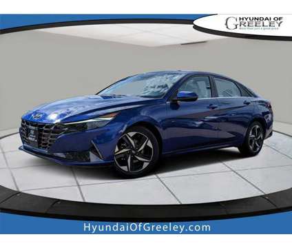 2021 Hyundai Elantra Limited is a Blue 2021 Hyundai Elantra Limited Car for Sale in Greeley CO