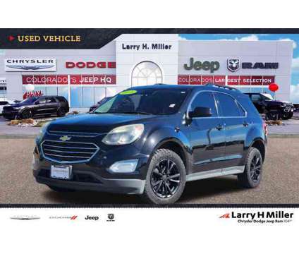 2016 Chevrolet Equinox LT is a Black 2016 Chevrolet Equinox LT Car for Sale in Denver CO