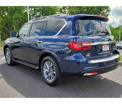 2022 Infiniti Qx80 Luxe is a Blue 2022 Infiniti QX80 Car for Sale in Sellersville PA
