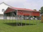 Buy Affordable Vertical Metal Carport Kits with Wide Panels
