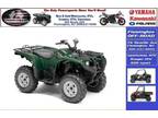 2014 Yamaha Grizzly 550 Green