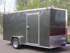 $3,495 V nose 7x12 enclosed cargo trailer. Storage moving harley Roofing