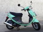 2009 GENUINE BUDDY 125 Scooter -- Seafoam MINT Green - Power and Charm