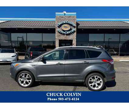 2013 Ford Escape Titanium is a Grey 2013 Ford Escape Titanium Car for Sale in Mcminnville OR