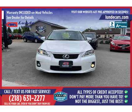 2013 Lexus CT for sale is a White 2013 Car for Sale in Wadena MN
