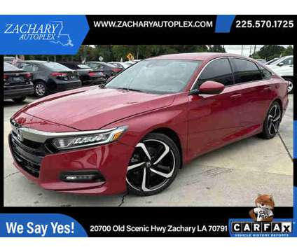 2018 Honda Accord for sale is a Red 2018 Honda Accord Car for Sale in Zachary LA