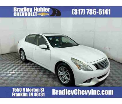 2013UsedINFINITIUsedG37Used4dr AWD is a White 2013 Infiniti G37 Car for Sale in Franklin IN