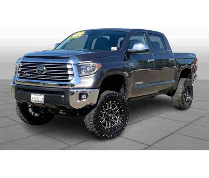 2018UsedToyotaUsedTundraUsedCrewMax 5.5 Bed 5.7L (SE) is a Grey 2018 Toyota Tundra Limited Car for Sale in Folsom CA