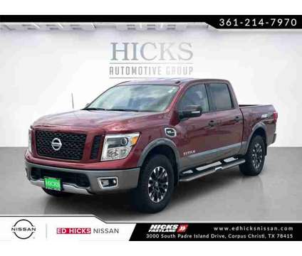 2017UsedNissanUsedTitan is a Red 2017 Nissan Titan PRO-4X Car for Sale in Corpus Christi TX