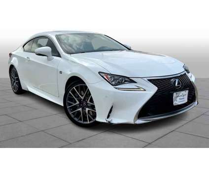 2017UsedLexusUsedRC is a White 2017 Car for Sale in Kingwood TX