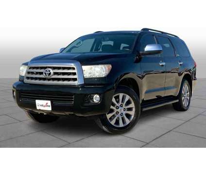 2012UsedToyotaUsedSequoia is a Black 2012 Toyota Sequoia Car for Sale in Houston TX