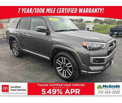 2022 Toyota 4Runner Limited is a Grey 2022 Toyota 4Runner Limited SUV in Dubuque IA