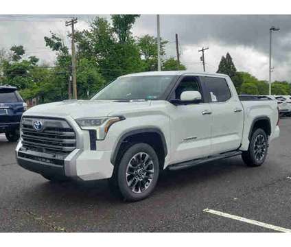 2024 Toyota Tundra Limited Hybrid CrewMax 5.5' Bed is a White 2024 Toyota Tundra Limited Hybrid in Trevose PA