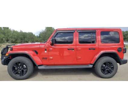 2021 Jeep Wrangler Unlimited Sahara Altitude is a Red 2021 Jeep Wrangler Unlimited Car for Sale in Trinidad CO
