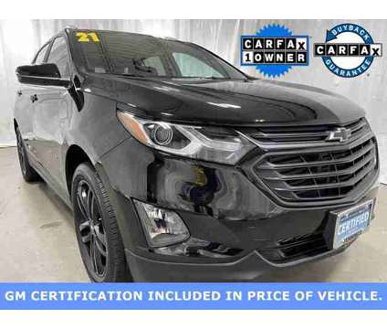 2021 Chevrolet Equinox LT is a Black 2021 Chevrolet Equinox LT Car for Sale in Glenview IL