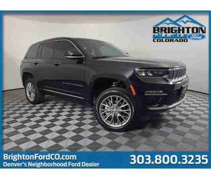 2023 Jeep Grand Cherokee Summit is a Black 2023 Jeep grand cherokee Summit Car for Sale in Brighton CO