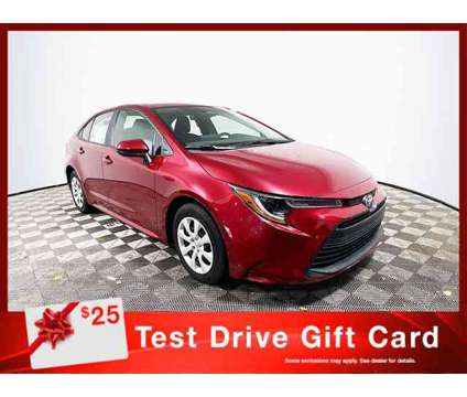 2024 Toyota Corolla LE is a Red 2024 Toyota Corolla LE Car for Sale in Tampa FL