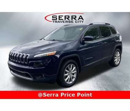 2014 Jeep Cherokee Limited is a Blue 2014 Jeep Cherokee Car for Sale in Traverse City MI