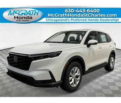 2025 Honda CR-V LX is a Silver, White 2025 Honda CR-V LX Car for Sale in Saint Charles IL