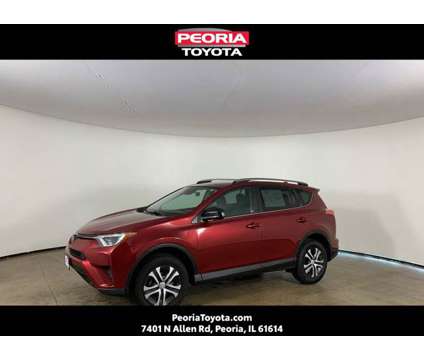 2018 Toyota RAV4 LE is a Red 2018 Toyota RAV4 LE Car for Sale in Peoria IL