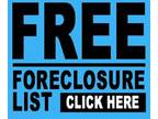 Free List of Foreclosures