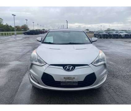 2012 Hyundai Veloster Base w/Black is a Silver 2012 Hyundai Veloster Base Car for Sale in Council Bluffs IA