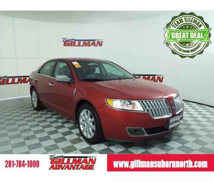 2012 Lincoln MKZ Base is a Red 2012 Lincoln MKZ Base Sedan in Houston TX